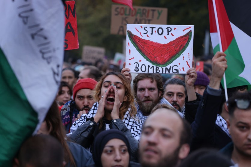 Tech workers rallying in support of Palestine